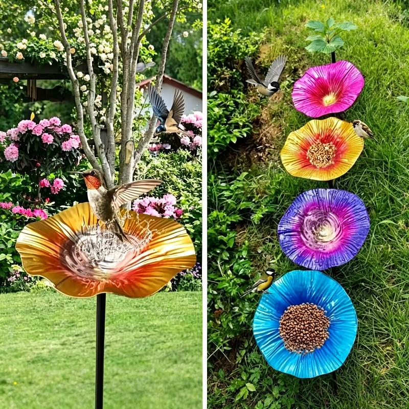 Multi‑Purpose Bee Hummingbird Butterfly Watering Station Outdoor Garden Insect Bird Drinking Water Feeder Cup Decor