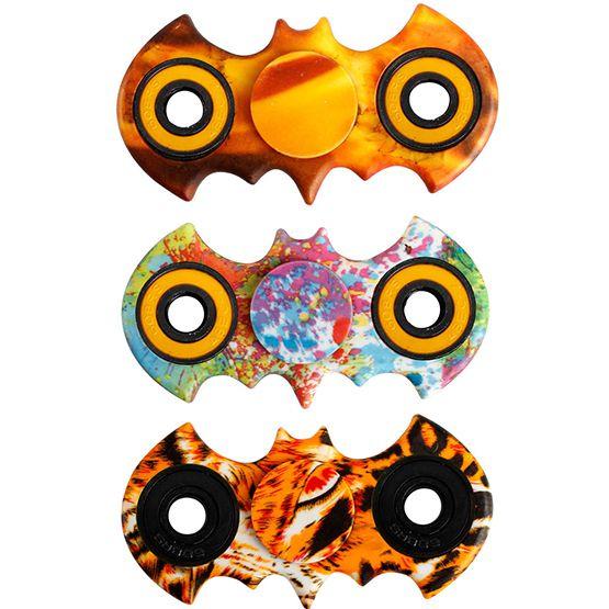 Batman Fingertip Gyro Stress Reliever Abs Stainless Steel Material Yellow Red Green Light Blue Black