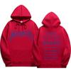 Stray Kids dominATE Europe Tour Blue Death Hoodie, Front Gothic Stray Kids Lettering Wing Graphic Full European Date List Oversized K‑Pop Fan Pullover