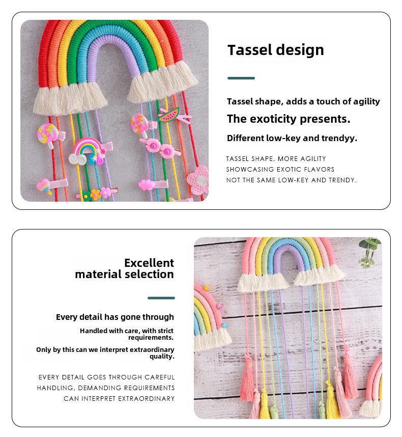 Traumfänger Regenbogen Quasten Ornamente für Heimdekoration