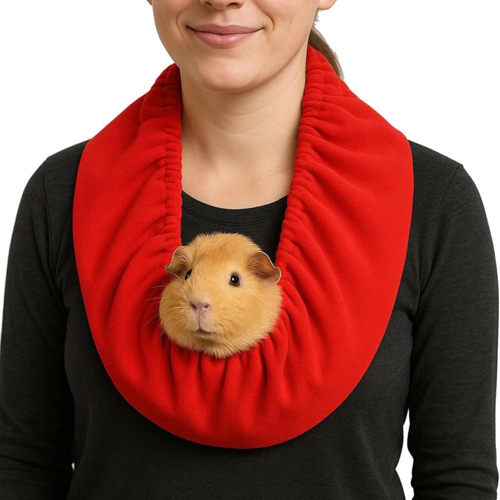 

Pet Bag Polyester Guinea Pig Carrier Bag Breathable Soft Small Pet Bag Lightweight Small Pet Carry For Ferrets червоний