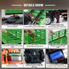 Huina 1/18 Rc High Hurdle Transporter Truck 9Ch Semi Trailer Sound Led Remote Control Rotation Engineering Vehicle Kids Toy Gift