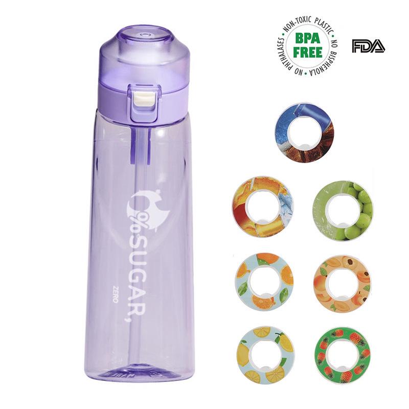 Scented Tritan Straw Water Cup: Creative, Fun, High-End Sports & Fruit-Infused Drinkware