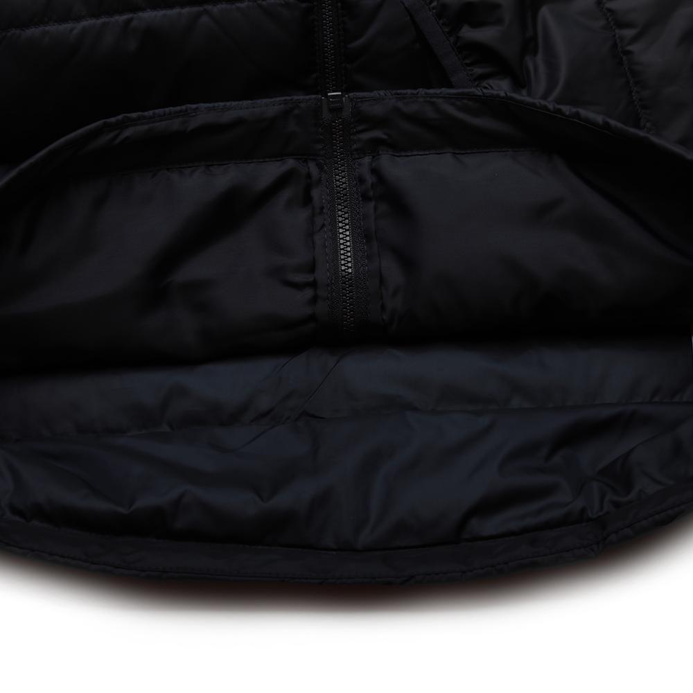 Adidas Colorblock Three-Stripe Sports Warm Jacket Long Sleeve Down Coat Men Outerwear Dark-Blue GH4605