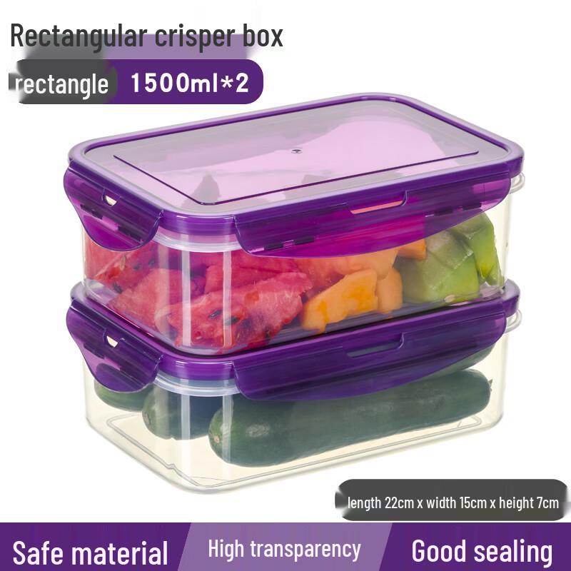 Jiemengzhe Rectangular Plastic Food Storage Box