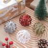 6Pcs 6cm Hollow Ball Pendants Glitter Christmas Tree Spheres Pendant  New Year