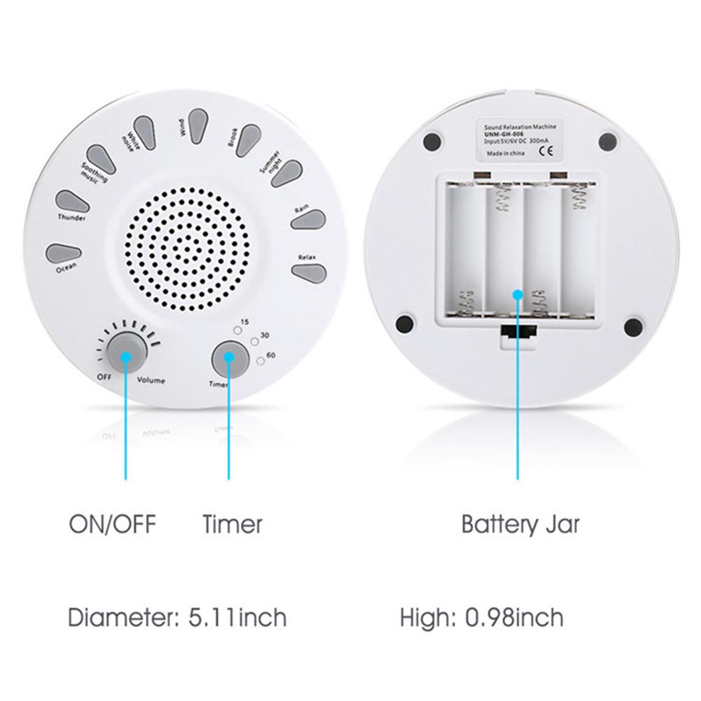 White Noise Machine for Sleeping Pacify  to Sleep Noise Shielding Portable Sleep Therapy Soother