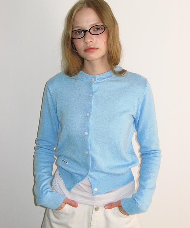 RONRON Soft Days Knit Cardigan Sky