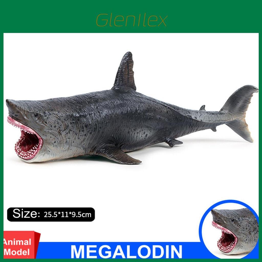 Elegante Megalodon Figuur Oude Haai Wild Dier PVC Model Speelgoed Voor Huis En Kantoor Decoratie