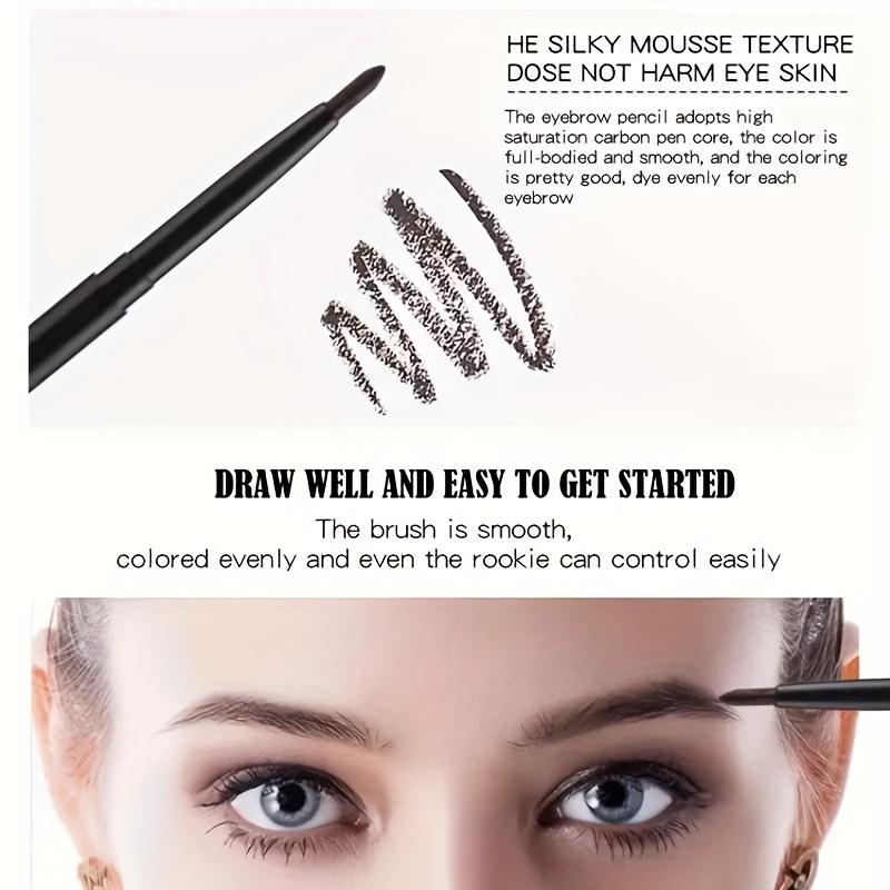 Automatic Rotating Smooth Easy To Color Waterproof Non-fading Eyeliner Pencil Eyebrow Pencil Makeup Pen Eyeliner Glue Pen