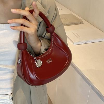 Women's Handbag, Underarm Bag, Sophisticated, Unique, Retro, Versatile, Single Shoulder/crossbody Crescent Bag