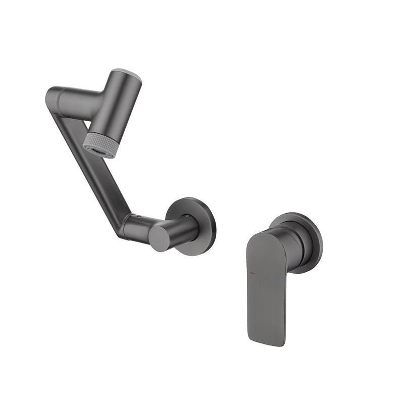 Wall-Mounted Digital Display Waterfall Basin Faucet
