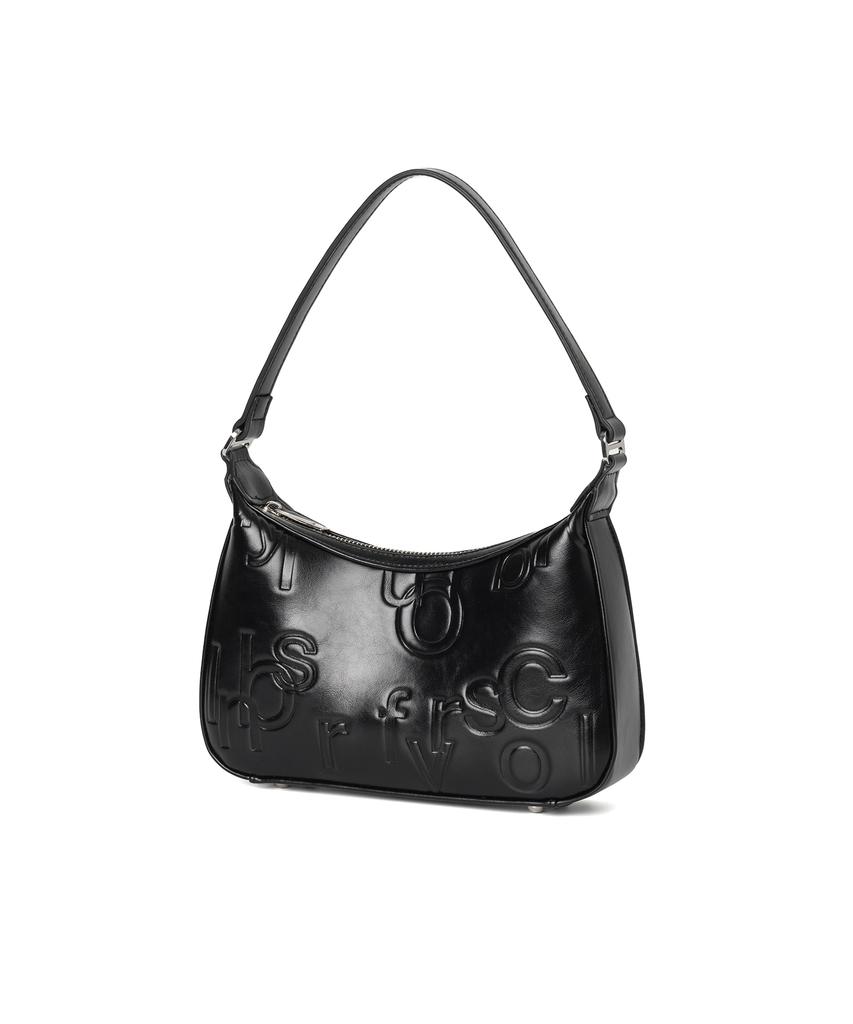 Millo Women Varnish Carving Bag [Black]