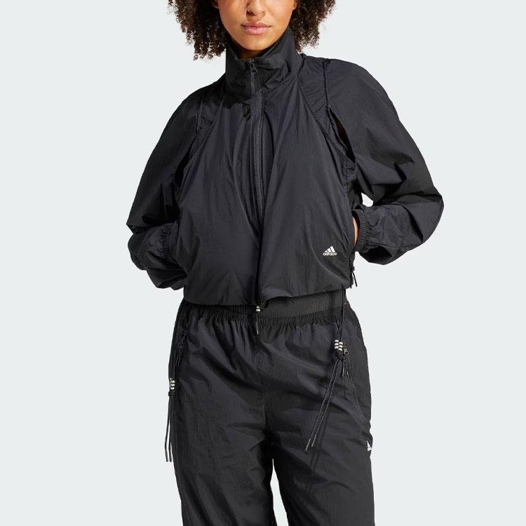 Adidas X Rui Zhou Collaboration Lightweight Jacket Women Jacket Black IQ3802