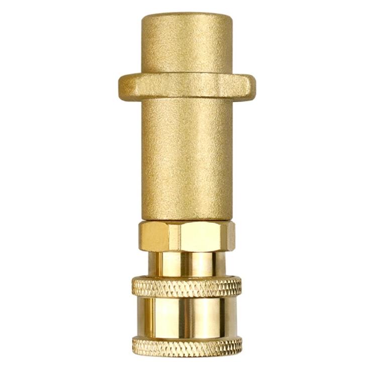 Brass Adapter for High Pressure Cleaner Pressure Washer Adapter,Secures Fit for Foams  Pots and Nozzle Cleaning Tool