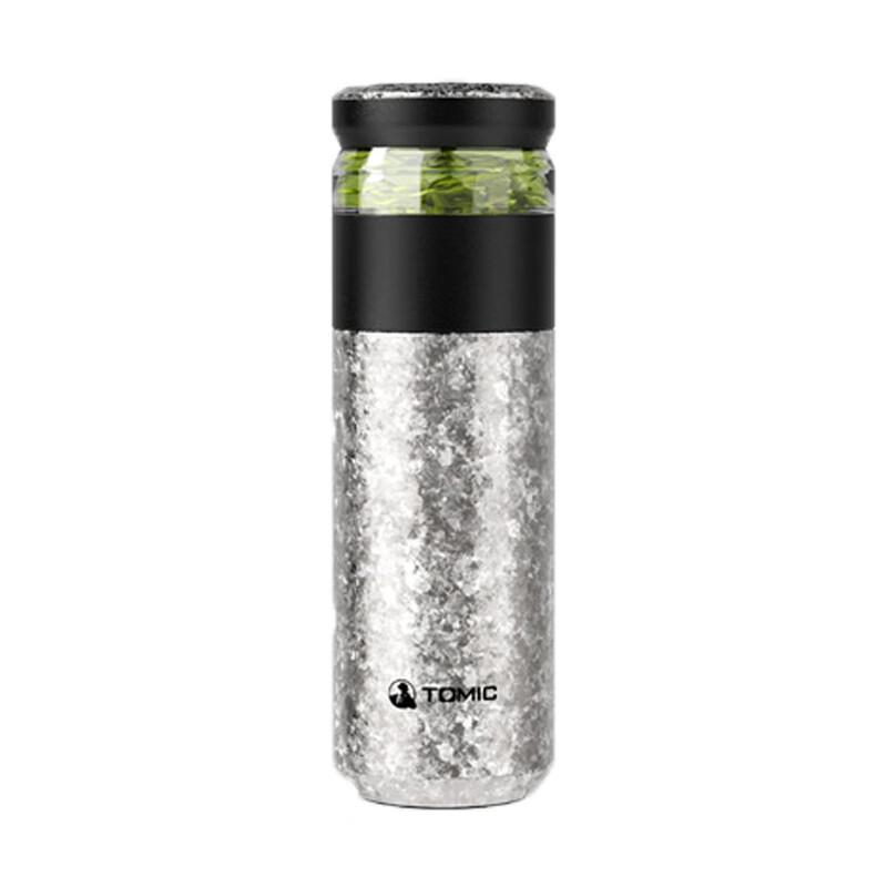 TOMIC Pure Titanium Tea Infuser Thermos Mug 520ML