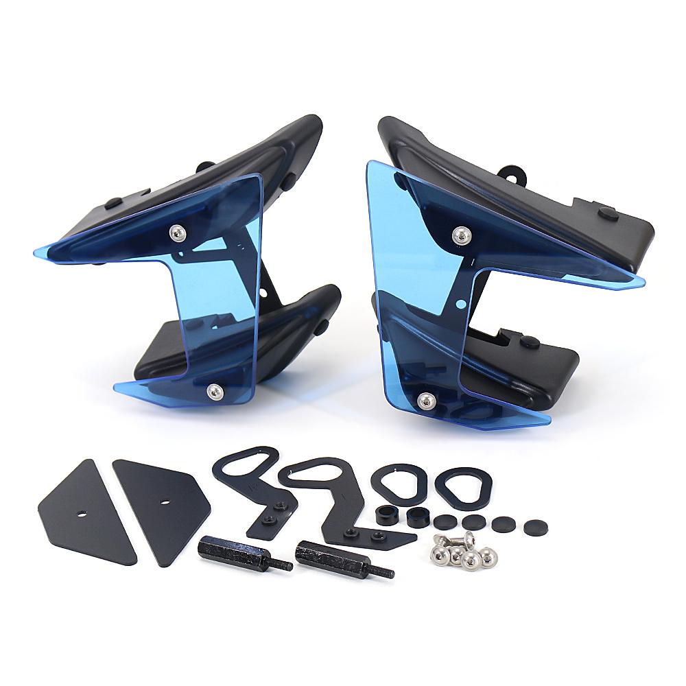 

New Red/Black/Blue Motorcycle Accessorie Winglet Aerodynamic Wing Kit Spoiler For Yamaha MT 09 MT-09 MT09 SP 2020 2019 2018 2017 синій