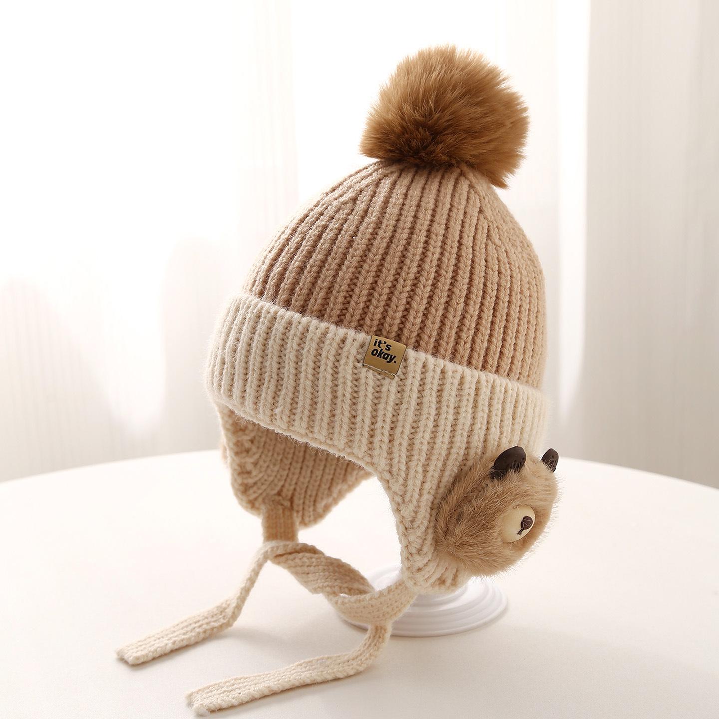 

Осінньо-зимова в язана вовняна дитяча шапка: Чарівний вітрозахисний светр для немовлят та малюків Elastic 2-10 years 50-54cm