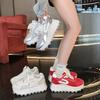 Damen-Meshschuhe mit dicker Sohle und Innenhöhe, atmungsaktive Mesh-Forrest-Gump-Schuhe, 2025 neue beliebte Sport- und Freizeit-Höhenzunahme da