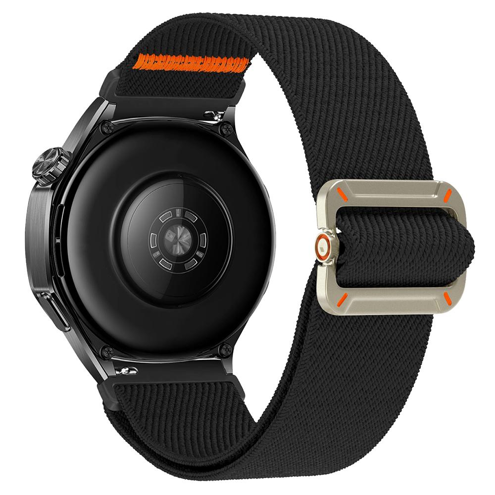 For Huawei Watch GT 5 46mm Nylon Watch Band 22mm Elastic Wrist Strap