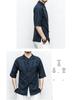Men's Plus Size Chinese Style Linen Short Sleeve Shirt with Frog Buttons - Summer 2017 Collection