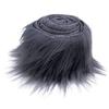 Maschera da Mascherata Non Verniciata con Bordatura Pelosa Rete Adesiva in Tessuto Maschera Facciale da Gatto Maschera Non Verniciata per Fornitura di Halloween