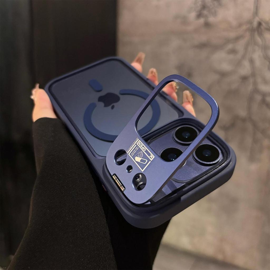 Multi-dimensional lens holder for iPhone18PROMAX transparent magnetic mobile phone case Apple 17 lens film all-inclusive