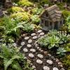 20PCS Small Footprint Paving Stones Resin Potted Footprint Ornament  Pathway