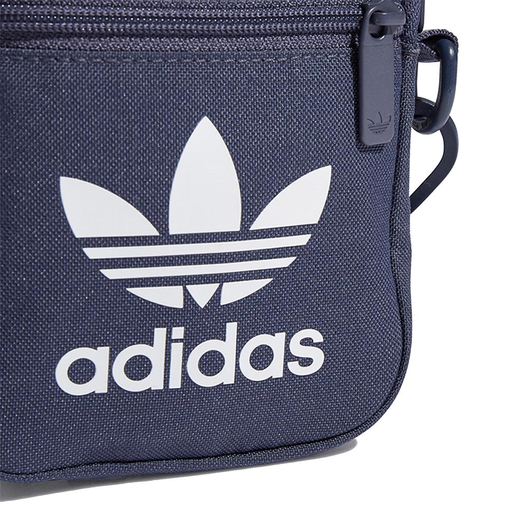 New Adidas Originals Polyester Sports Bag, Shoulder Bag Regular Unisex Dark Gray & Navy Blue HD7163