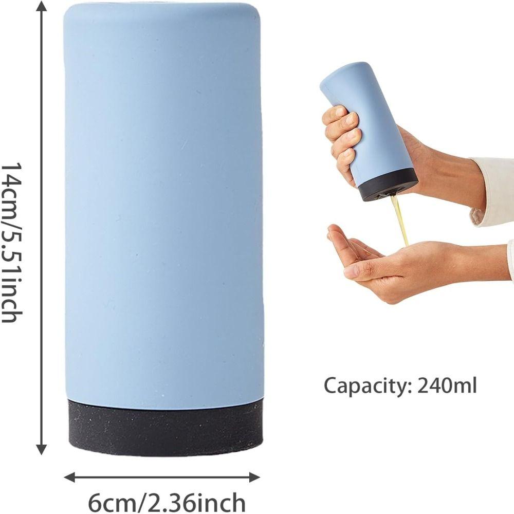 Refillable Dish Soap Squeeze Bottle Leakproof Silicone Washing Up Liquid Squeeze Dispenser Shampoo Conditioner Dispenser
