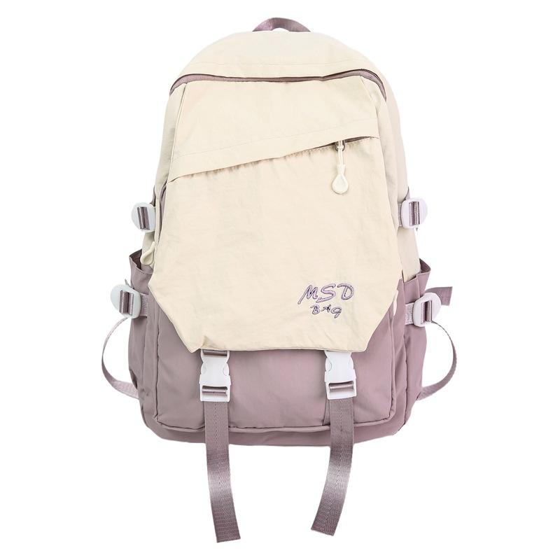 New Schoolbags  Large Capacity  Light Girls  Cute Multifunctional Anti Splashing Couple Backpacks.
