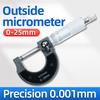 Precise Gauge Micrometer 0-25mm 0.01mm Outside Metric Caliper Measurement Micrometer Tool Mechanical Micrometer