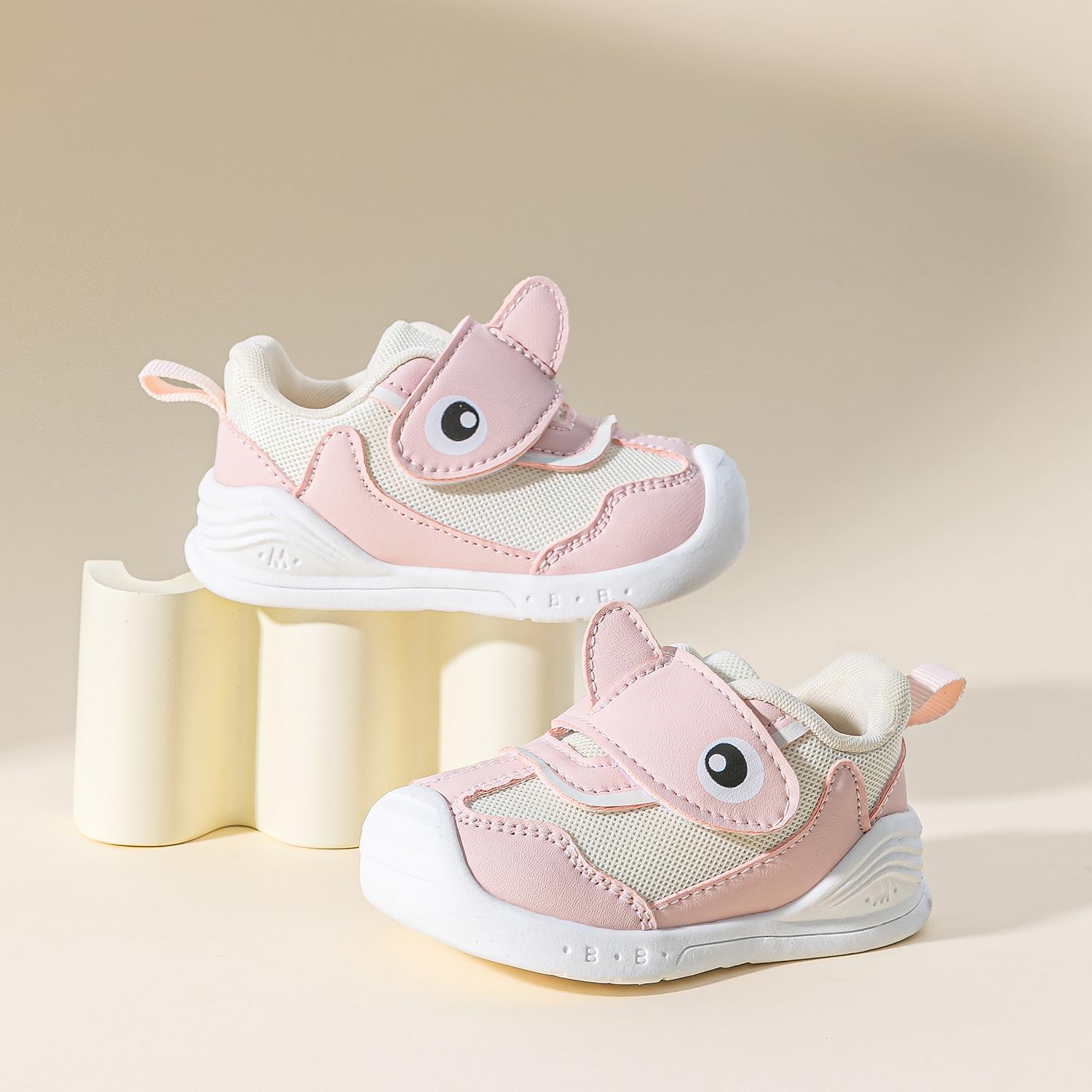 

Baby Girl Lightweight Shoes Infant Non-slip Wear-resistant Shoes Boy Mesh Breathable Toddler Shoes 16 рожевий