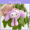 Soft And Cuddly Cartoon Rabbit Plush Keychain Doll Perfect For Backpack Accessory