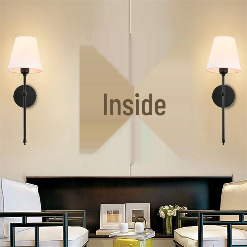 Modern Nordic Wall Lamp - Simple Bedside & Living Room Lighting