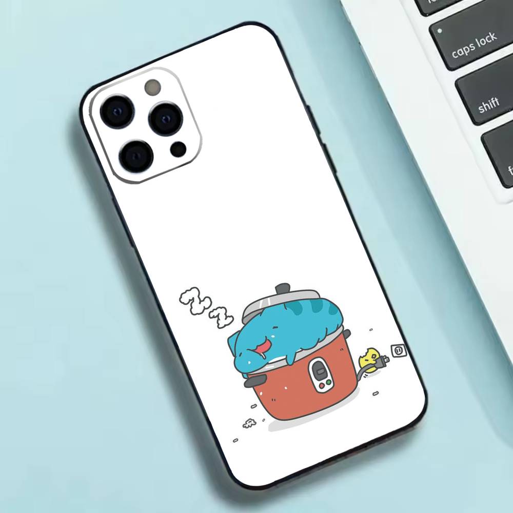 Cute B-Bugcat Capoo Phone Case Silicone Soft For IPhone 17 16 15 14 13 12 11 X XR Plus Pro Max Plus