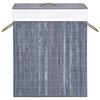 VidaXL Panier à linge avec une seule section bambou gris 83 L 320756