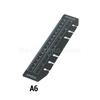 Bookmark Ruler for Rings Notebook 6 hole A5 Personal Size Elastic Drawing Tool Soft Plastic Partition For Planner And Organizer