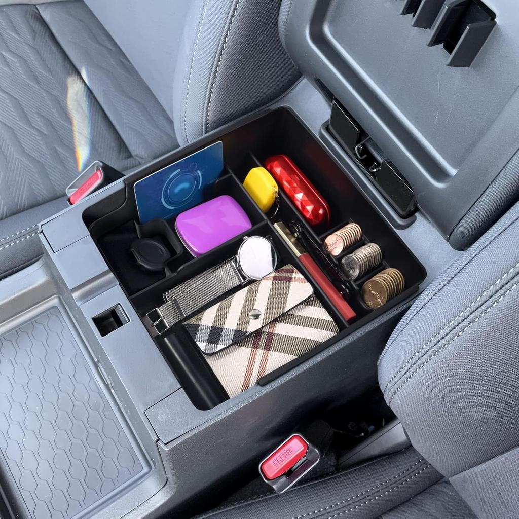 SHAOHAO For 2025 2026 Nissan Frontier Center Console Organizer Tray -2025 2026 Nissan Frontier (S/SV/Pro-X/Pro-4X/SL) Console Tray Frontier  2024