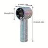 Durable ABS Portable Handheld Turbo Fan with 2 USB Ports, Lithium Battery,20 Counterspeed Settings,Portable Fan,Gamer Accessory,