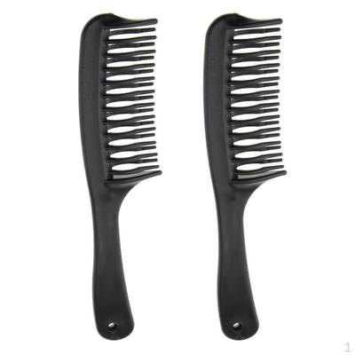 2 Anti Hair Detangling Comb Barber Cut Styling Brush