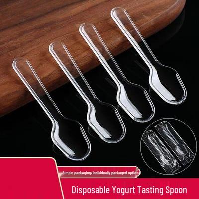 Disposable Transparent Dessert Spoons