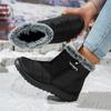 Women‘s Shoes Snow Boots Waterproof Winter Anti-Slip Cotton Large Size Warm Winter Boots.