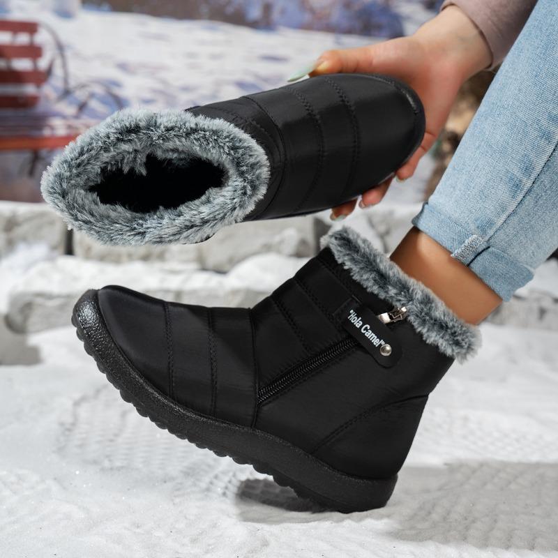 Women‘s Shoes Snow Boots Waterproof Winter Anti-Slip Cotton Large Size Warm Winter Boots.