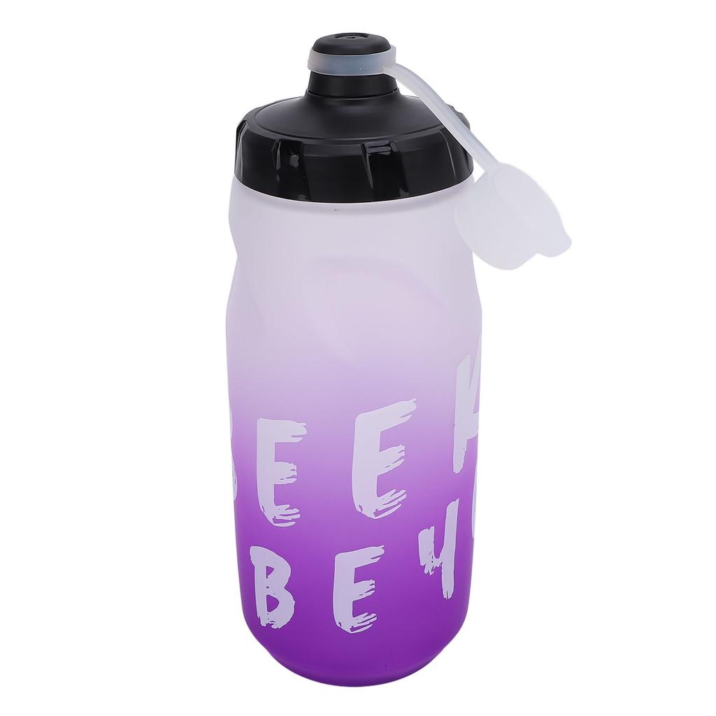 Cycling Water Bottle 650ml PP5 TPE Leak Proof Squeeze Water Bottle with Silicone Dust Cover for