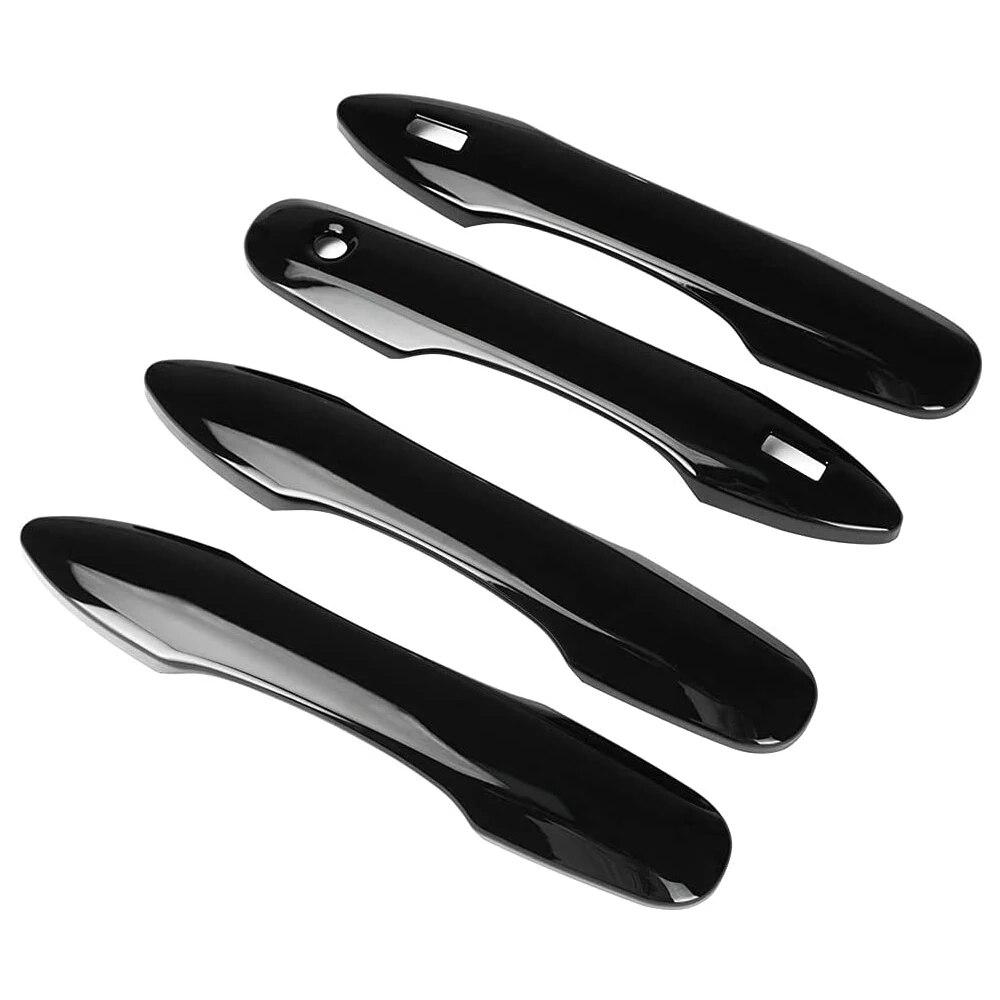 4x for Toyota Yaris Cross Hybrid 2022 2023 XP210 Stickers   Glossy Black Car Door Handle Cover Trim Styling Accessories