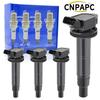 4x Ignition Coil & 4x Iridium Spark Plugs For 2002-2011 Toyota Camry 2.4L UF333 90919-02266