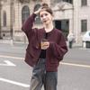 Women's Round Neck Zipper Jacket
