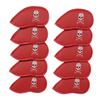 10Pcs Golf Head Cover Color Leather Iron Cover Golf Club Cover with Big Number