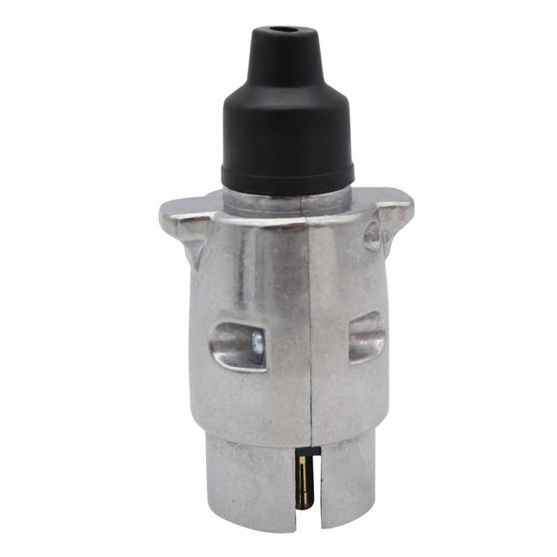 7-poliger Anhängerstecker, mit wasserdichter Versiegelung, 12 V wasserdichter Anhängerstecker, 7-poliger Anhängerstecker für Wohnwagen, Auto